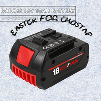 Batterie lithium-ion 18V 5Ah rechargeable, batterie de remplacement pour perceuse sans fil, visseuse à chocs, outil électrique de type coulissant OEMODM