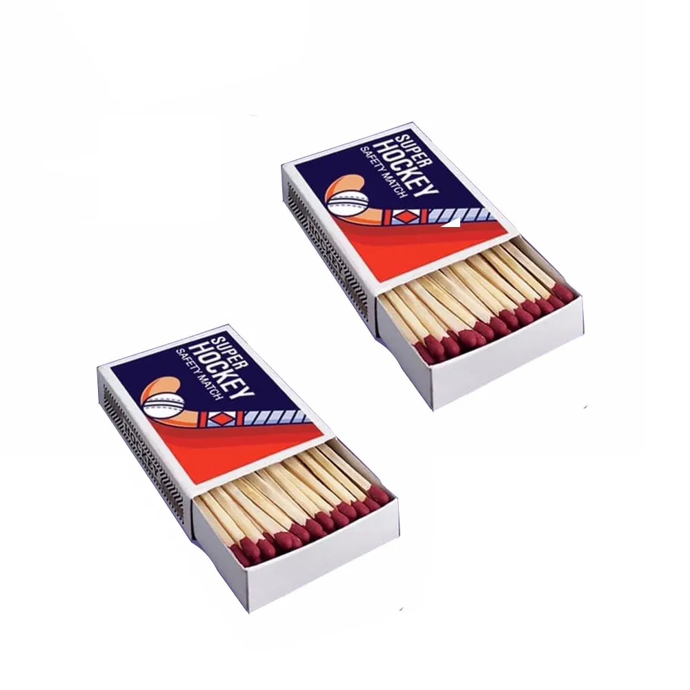 Fabricante profissional Made Safety Matches Box Qualidade premium Material Made Wooden Stick safety matches