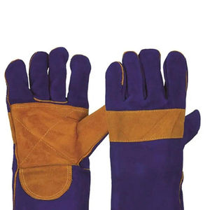 Gants de soudage en cuir de protection et de sécurité conçus sur mesure Gants de soudage résistants à la chaleur à prix raisonnable - Product Image 2