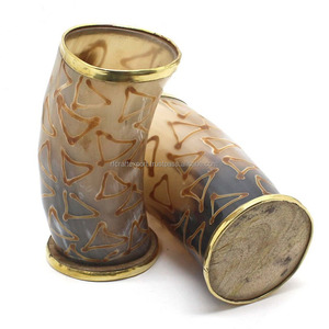 RF Crafts Handmade 300ml Capacité Céramique Viking Indian Horn Cup Short Drinking Verre à boire pour les fêtes - Product Image 5