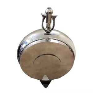 Reloj de mesa de latón náutico con decoración de reloj de escritorio marítimo vintage Chapado en plata - Product Image 5