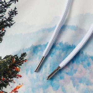 Meilleure qualité Sublimation Hoodie Nouveau style Hiver Haut thermique Respirant 100% coton Top vente - Product Image 4