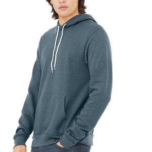 Independent Trading Co. mens Hooded Pullover <b>Sweatshirt</b> IND4000 <b>Grey</b> Heather Hoodies - Product Image 6