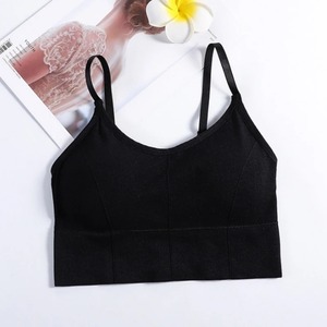 Soutien-gorge de sport de fitness doux pour femmes, haut de gymnastique, sous-vêtements de yoga, dos croisé, entraînement athlétique serré avec coussin de poitrine - Product Image 1