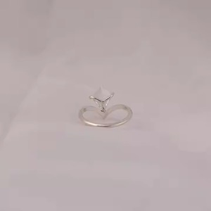 IGI Certifié Cerf-Volant Portrait Cut Lab Grown Diamond Solitaire Ring Unique Art Cut Bague de Fiançailles Conception Personnalisée en Or Massif 14k - Product Image 4