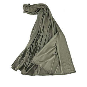 Wedding Bridal Muslim Polyester <b>Jersey</b> Rhinestone Solid Pattern Multifunction Tudung Bawal Sequined Shawls <b>Hijab</b> Scarf for - Product Image 4