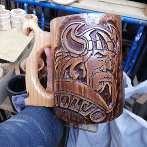 เหยือกทำจากไม้ดีไซน์ทันสมัยคุณภาพระดับพรีเมียมเหมาะสำหรับชากาแฟไวน์และเบียร์จาก Falak - Product Image 1