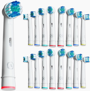 16pcs Soft Bristles Electric <b>Toothbrush</b> <b>Head</b> for Effective Oral Cleaning for Hotel Household and Outdoor Use - Product Image 1