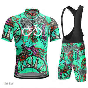 Conjuntos de uniformes de ciclismo unisex personalizados al por mayor, nuevo estilo informal con características transpirables, 100% poliéster ligero - Product Image 1