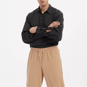 Chemise jacobite écossaise hommes Anti-rides à manches longues Ghillie Kilt chemise écologique lin matériel Vintage Highland dentelle - Product Image 6