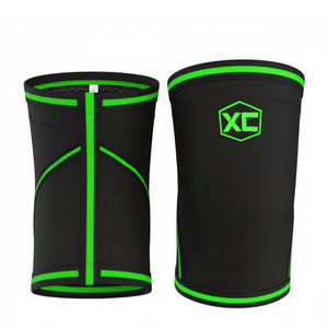 Genouillère en néoprène de haute qualité 7 mm, robuste, douce, personnalisée, soutien professionnel pour l'entraînement, squats, soulevés de terre - Product Image 1