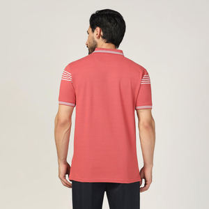 Camiseta de Golf Casual de Manga Corta para Hombre, 100% Algodón Tejido, con Logotipo Impreso Digital Personalizado en la Parte Delantera, de Secado Rápido, Directo de Fábrica - Product Image 4