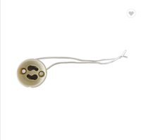 Support de lampe halogène en céramique de porcelaine moderne à 2 broches GU10 E27 MR16