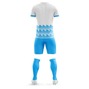 Uniformes de Football personnalisés directement usine, uniformes de Football en Polyester léger, respirant et avec Design personnalisé, meilleure vente - Product Image 6