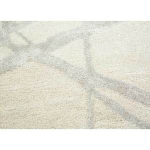 Tapis en laine et viscose tufté à la main Acar Ivory, motif abstrait pour usage domestique - Taq-4023 - Product Image 3