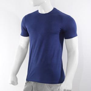 OEM/Vente en gros T-shirt à manches longues en coton épais T-shirt à col rond pour hommes de couleur unie personnalisée - Product Image 2