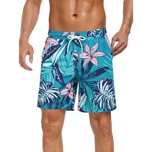 Short de bain personnalisé 5 ''pour homme 2 en 1 short de bain de gymnastique extensible dans les 4 sens short de plage d'été pour homme de performance de course à pied - Product Image 2