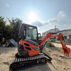 Miniexcavadora Kubota U27 Usada, Excavadora Compacta de Orugas con Cucharón de Excavación, Naranja, Lista para Enviar - Product Image 1