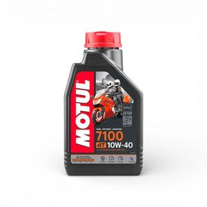 Aceite de Motor Motul 7100 10W-40 4T 1 Litro, Cumple con API SP JASO MA2, para Sistema de Lubricación de Motocicletas - Product Image 1