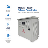 Systèmes d'alimentation télécom modulaires JOYVOIT - 48VDC, solution d'alimentation solaire hybride 600A pour station de base 5G BTS