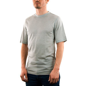 Camiseta ligera de lana merino para hombre, camisetas de lana merino en blanco, Camiseta de cuello redondo para hombre - Product Image 1