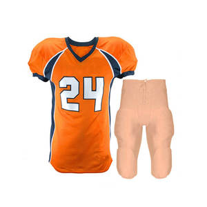 Uniforme de Fútbol Americano de Diferentes Estilos y Colores Lisos, Manga Corta, Talla Grande, Sublimado, Secado Rápido, 100% Poliéster - Product Image 4