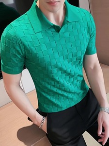 Top vente hauts à manches courtes vêtements Slim Fit vêtements de bureau décontracté douleur couleur unie robe chemise - Product Image 4