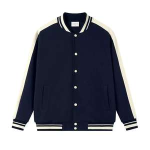 Personalizado nuevos hombres cuerpo de lana mangas de cuero bordado Chenille parches Varsity chaqueta Letterman béisbol Universidad chaqueta - Product Image 2