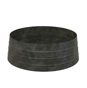 <b>Gold</b> Hammered Metal Christmas Tree Collar Decorative Tree <b>Skirt</b> Cover for Holiday Home Decoration - Product Image 4