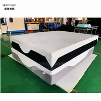 Colchón de espuma viscoelástica para cama doble, cama individual de hotel de lujo, con gel personalizado, tamaño king size