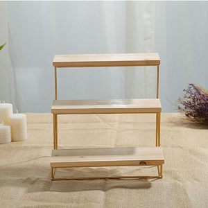 3-Tier Wooden <b>Cake</b> Holder <b>Stand</b> Multi-Purpose Pastry Serving Tray for Wedding Dessert Display Home Decor Pastry <b>Stand</b> - Product Image 2