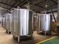 Cuves de fermentation à double paroi en acier inoxydable de 3000 L pour kombucha