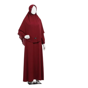 Vestidos musulmanes tradicionales transpirables para adultos Mezcla de algodón Diseño modesto de manga larga para uso diario y ocasiones - Product Image 5