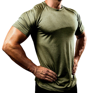 เสื้อยืดกีฬาอัดลายสำหรับผู้ชายเสื้อใส่วิ่งแบบแห้งเร็วระบายอากาศได้ดีโลโก้ตามสั่ง - Product Image 4