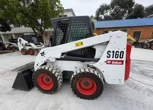 Chargeuse sur pneus Bobcat S160 d'occasion Chargeuse-pelleteuse compacte Garantie 1 an Moteur inclus Pompe à roulement moteur Boîte de vitesses - Product Image 6