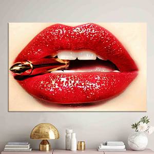 Impression sur toile d'art sensuel et mature : Décoration murale moderne, TOILE ENVELOPPEE - Product Image 1