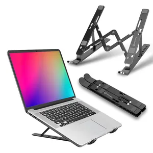 DEMPOWER ekstra güçlü ayarlanabilir Laptop standı yükseltici ile havalandırma