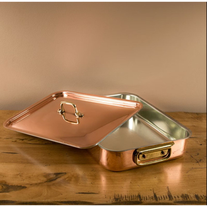 Top Quality <b>Square</b> Shape Food Warmer Copper Hotpot for Home and Kitchen Use Available in Bulk Quantity - Product Image 4