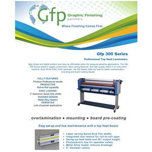 เครื่องเคลือบกราฟิกแบบใช้ความร้อน GFP 363TH 63 พร้อมขาตั้ง ความจุ 63 มล. ประสิทธิภาพสูงสำหรับงานแสดงผล - Product Image 2