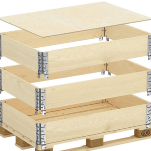 Contenedor Plegable de Madera Contrachapada con Bisagras Metálicas |   Caja de Embalaje Lista para Exportación - Product Image 1