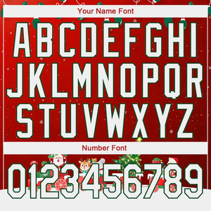 Sweat-shirt de Noël avec motif de lettres blanches en polaire, sublimation intégrale, sweat-shirts pour hommes, 100% polaire polyester - Product Image 4