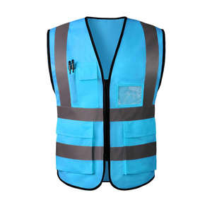 Gilet de sécurité réfléchissant bon marché pour la construction en extérieur Construction de sécurité personnelle Vêtements réfléchissants de sécurité haute visibilité - Product Image 4