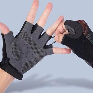 Gants de vélo personnalisés avec rembourrage en gel, imperméables, respirants, demi-doigts, pour le cyclisme sportif, personnalisés - Product Image 3