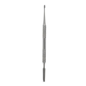 Stainless Steel Double Head Reusable Cuticle Pusher Custom Logo Manicure Tool for Nail Care - Product Image 3