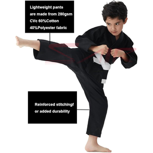 Uniforme de Karate y Judo Ligero de Primera Calidad con Cinturón para Niños y Adultos, Uniforme de Artes Marciales para Estudiantes - Product Image 4