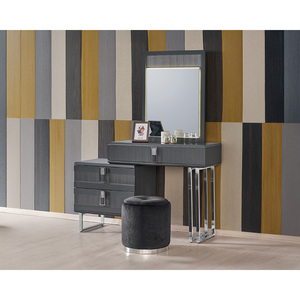 Elegante Juego de Dormitorio de MDF Gris de Athome, Origen Turquía, Muebles Cómodos para Tu Espacio de Descanso - Product Image 2