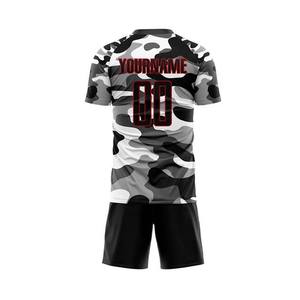 Venta caliente de diseño personalizado equipo de fútbol Jersey conjunto ropa deportiva uniformes para fútbol nombre personalizado en uniformes - Product Image 3