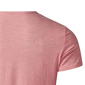 T-shirt long tendance, conçu avec un tissu léger et des lignes épurées, style minimaliste, t-shirt long - Product Image 4