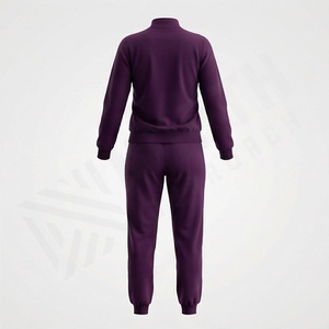 Conjuntos Deportivos de Felpa de Algodón Puro para Mujer, Elegantes, con Etiqueta de Logotipo Personalizable, de Alta Calidad, Suaves y Cálidos para Gimnasio - Product Image 2