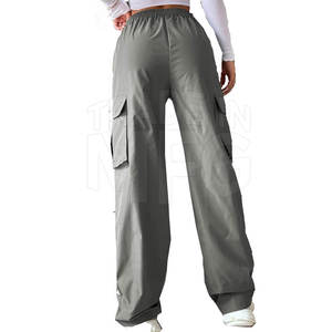 Pantalones de entrenamiento más vendidos para mujer, pantalones ligeros de talla grande para mujer, pantalones lisos de Color sólido para mujer - Product Image 2